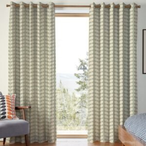 Orla Kiely Solid Stem Made to Measure Curtain Pebble