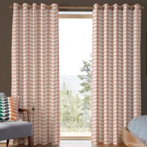 Orla Kiely Solid Stem Made to Measure Curtain Pink