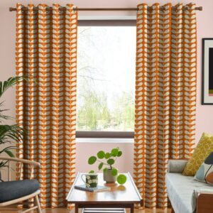 Orla Kiely Solid Stem Made to Measure Curtain Tomato