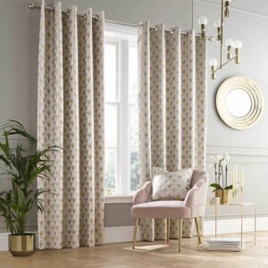 Sopwell Blackout Ready Made Eyelet Curtains Mustard