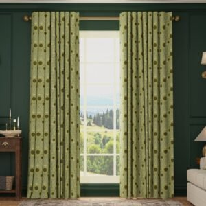 HOUSE Llewelyn-Bowen Sunny Side Up Printed Made To Measure Curtains Ivy