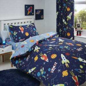 Supersonic Childrens Bedding Blue