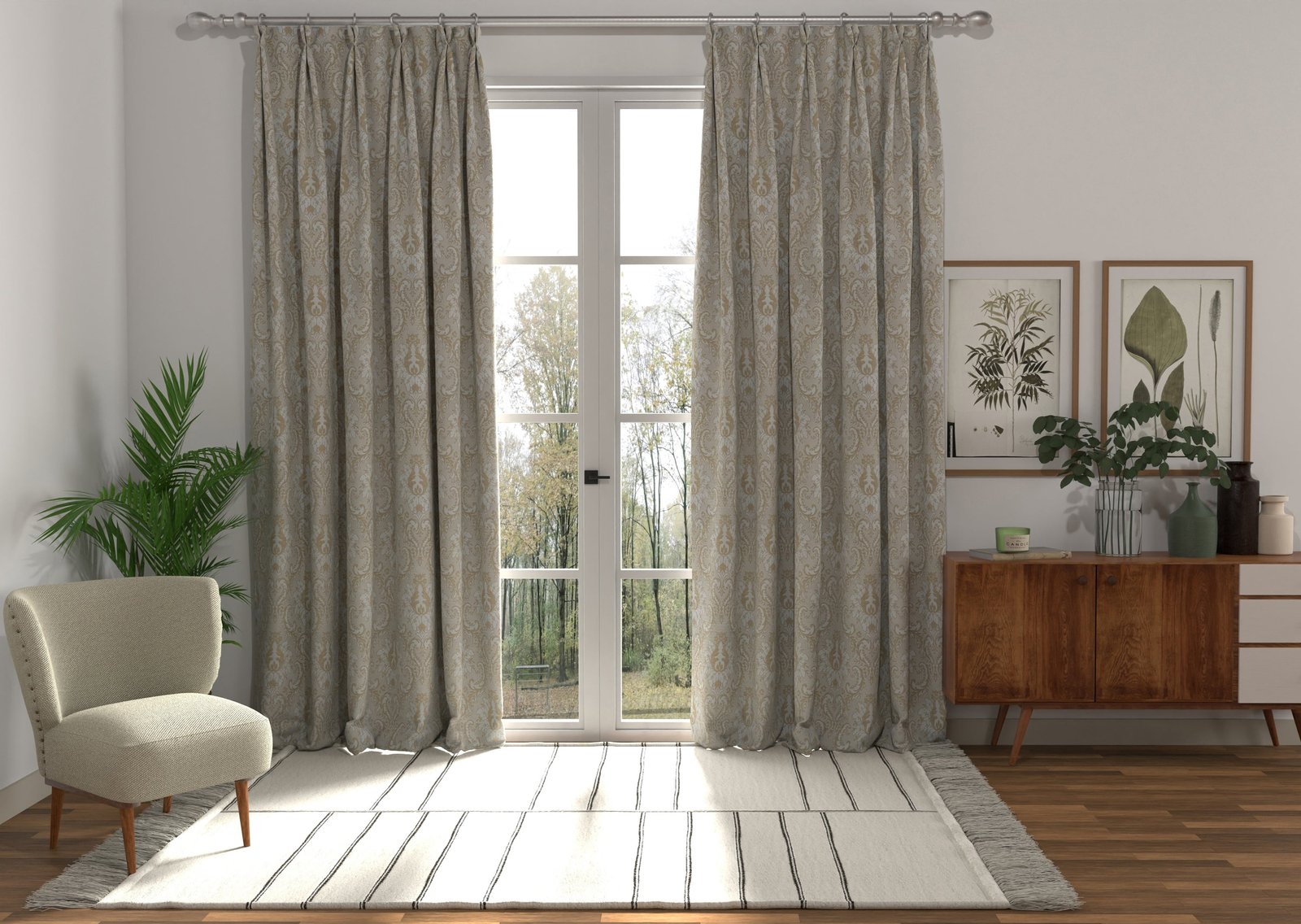 Tegola Made to Measure Curtain Natural - Image 2