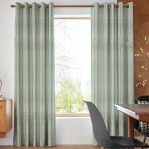 Orla Kiely Tiny Stem Made to Measure Curtain Duckegg