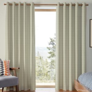 Orla Kiely Tiny Stem Made to Measure Curtain Pebble