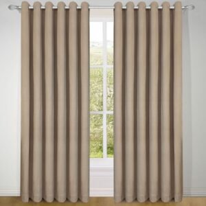 Treebark Ready Made Eyelet Curtains Dove