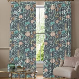Voyage Vitoria Made to Measure Curtain Sapphire