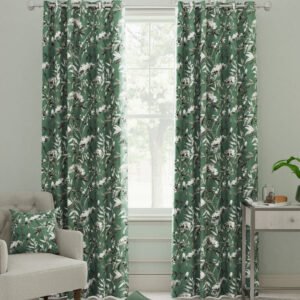 Linda Barker Yarrows Made to Measure Curtain Sage Grey