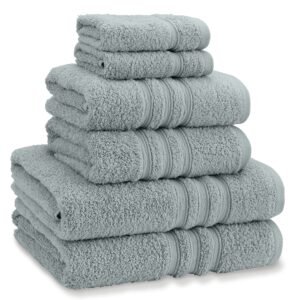 Catherine Lansfield Zero Twist Six Towel Bale Sage Green